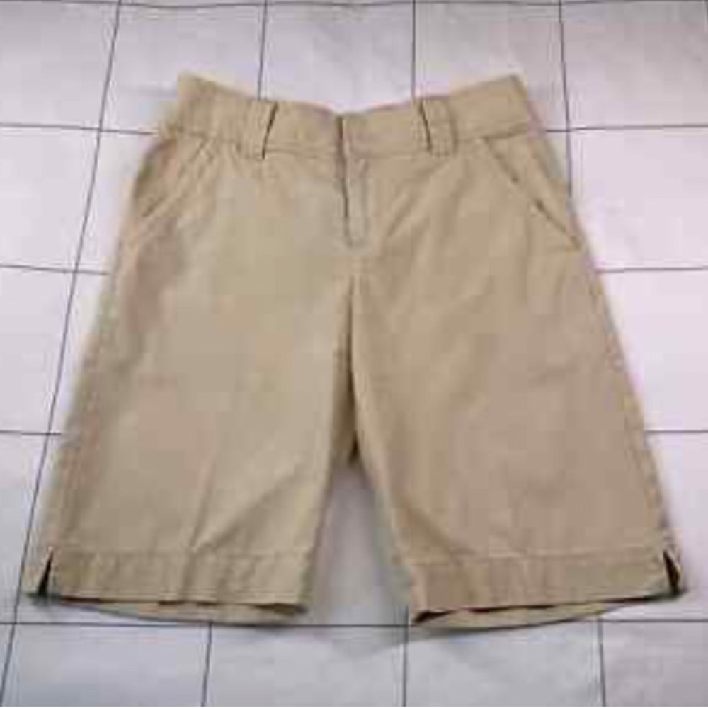 Lily Pulitzer Khaki Bermuda Shorts Cream